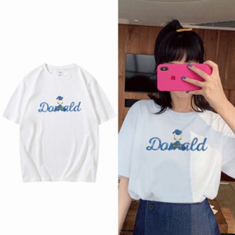 7color ドナルド Tシャツ ディズニーｔシャツ Disney ペアルック カップル ティーシャツ 半袖 トップス カジュアルお揃い 誕生日 ギフト 通販 Lineポイント最大1 0 Get Lineショッピング