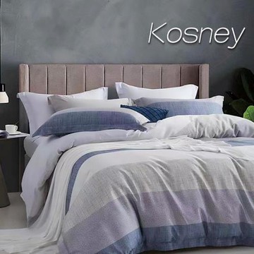 KOSNEY   煙雨清夢  頂級特大60支100%天絲TENCEL八件式兩用被床罩組