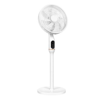 出口落地扇110V臺灣電風扇220V英規香港靜音立式臺式搖頭語音風扇