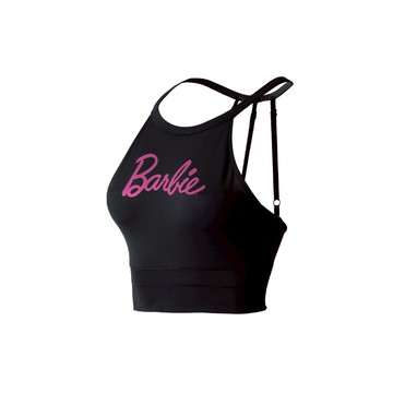 【HDEX】Barbie 聯名系列綁帶運動背心_黑色