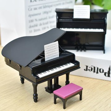 創意立式鋼琴擺件三角鋼琴模型音樂會小禮品學生演奏禮物女生獎品