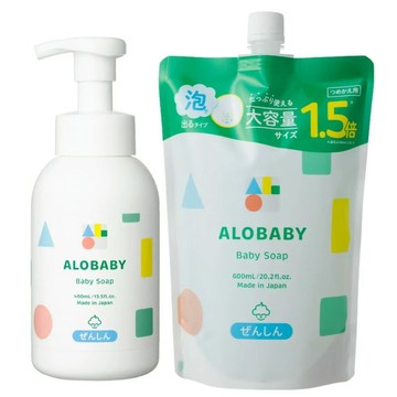[COSCO代購6] D162511 ALOBABY 寶寶晚安洗髮沐浴乳 400毫升 + 補充包 600毫升