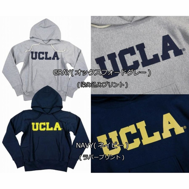 Champion×UCLA カレッジプリント リバースウイーブ スウェット - otsa