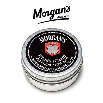Morgan's 強力定型 高光澤 水洗式隨身髮油（黑標/隨身瓶）水性油頭髮油 香水香氛古龍水造型水洗復古髮品髮膠推薦