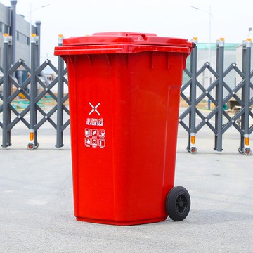 戶外垃圾桶大號腳踏升小區批發 加厚箱升帶蓋掛車環衛分類[DD080109]