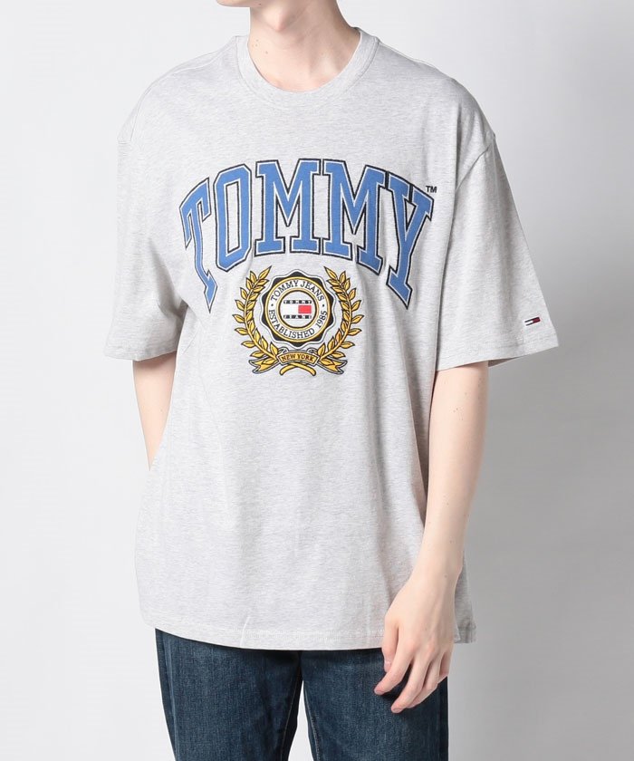 （TOMMY JEANS/トミージーンズ）スケートカレッジTシャツ/ユニ 