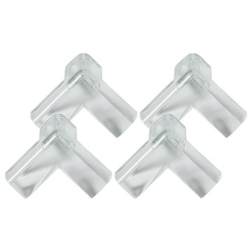 CAR-BOY 新尖角防護貼 4入 三方向黏貼固定  約2.5 x 寬1.3 × 高1 × 厚0.3cm  透明  1包