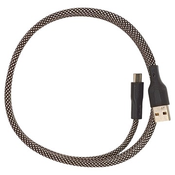 Magtame USB-A-Type-C 圓線款 磁性快收納充電傳輸線  1.5m  黑色  1條