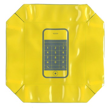 Super bowl實用旅行托盤(黃色)