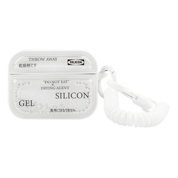 Koios Airpods Pro 2 簡約乾燥包耳機保護殼  磨砂純白 + 白邊框  1個  單一商品