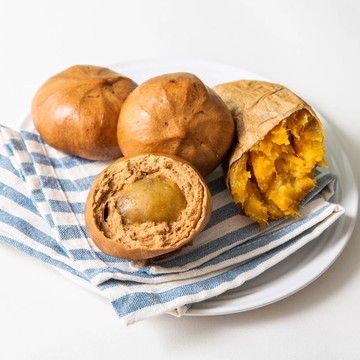 京采 Bao·Mantou - 憨吉包(6入)-80g/顆(全素)