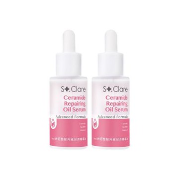 St.Clare聖克萊爾  神經醯胺角鯊保濕精華油30mlx2入組(輕盈版)