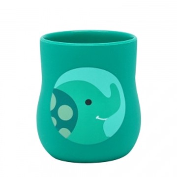 MARCUS＆MARCUS - 動物樂園2合1矽膠訓練杯-大象