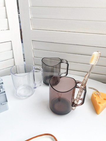 ins風簡約創意漱口杯透明加厚洗漱牙具 學生牙刷杯子情侶家用牙缸