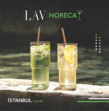 土耳其LAV HORECA 伊斯坦堡可疊長飲杯-400cc