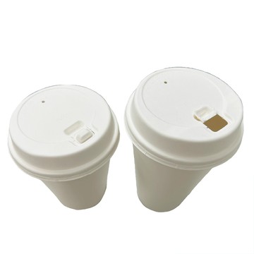 CLEAN 全植物纖維推扣式杯蓋 50入 12/16oz都適用 飲料杯蓋 咖啡杯蓋 免洗杯蓋 環保杯蓋 飲料杯