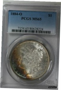 アンティークコイン コイン 金貨 銀貨 O PCGS MS65 Morgan Silver Dollar