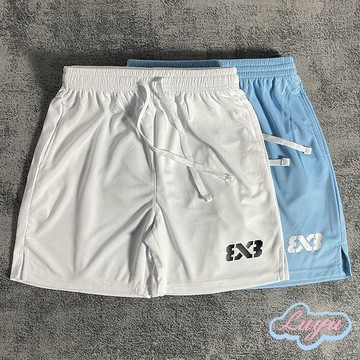 luyu💗低價下殺💗新款3X3美式籃球褲男夏季運動短褲不過膝速乾透氣跑步健身四分褲