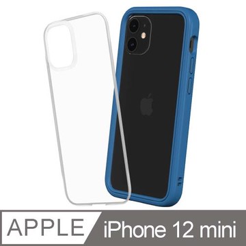 【RhinoShield 犀牛盾】iPhone 12 mini Mod NX 邊框背蓋兩用手機殼-靛藍色