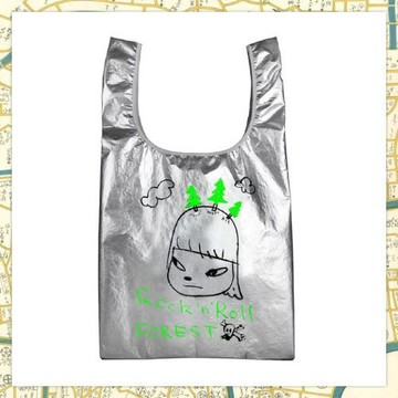 *《小巴趴趴造》現貨有發票！正版 奈良美智台灣特展【折疊環保袋】ROCK'n ROLL FOREST 購物袋 手提袋