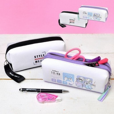 ペンケース 大容量 高校生 韓国 おしゃれ 筆箱 オルチャン かわいい ペンポーチ 中学生 小学生 ふでばこ 文具 筆記用具 合皮 レディース ふで箱 通販 Lineポイント最大get Lineショッピング