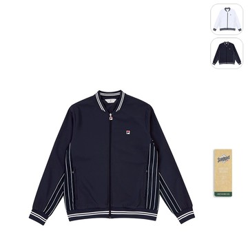 【FILA】男性 吸濕排汗 平織外套-丈青 1JKZ-1715-NV