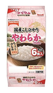 テーブルマーク たきたてご飯 国産こしひかり やわらか(分割)小盛り 600g×2個