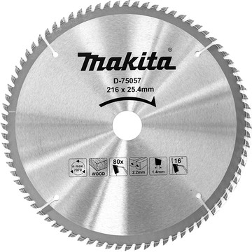 Makita 牧田 TCT 木工用圓鋸片 D-75057  1個