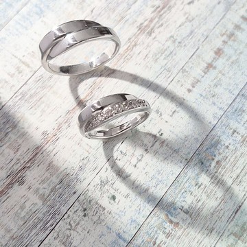 【比法一生】純銀情侶對戒—並行  925純銀手做銀飾