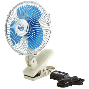 【大自工業】12V日式車用電風扇 夾式 -20CM/8吋 點菸插頭 CF系列風扇 汽車風扇(車用風扇 大自工業)