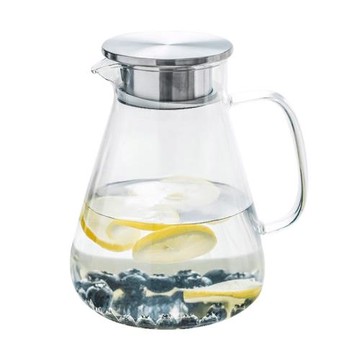 涼水壺玻璃耐高溫家用冷水壺套裝大容量扎壺泡茶壺涼水杯果汁水壺