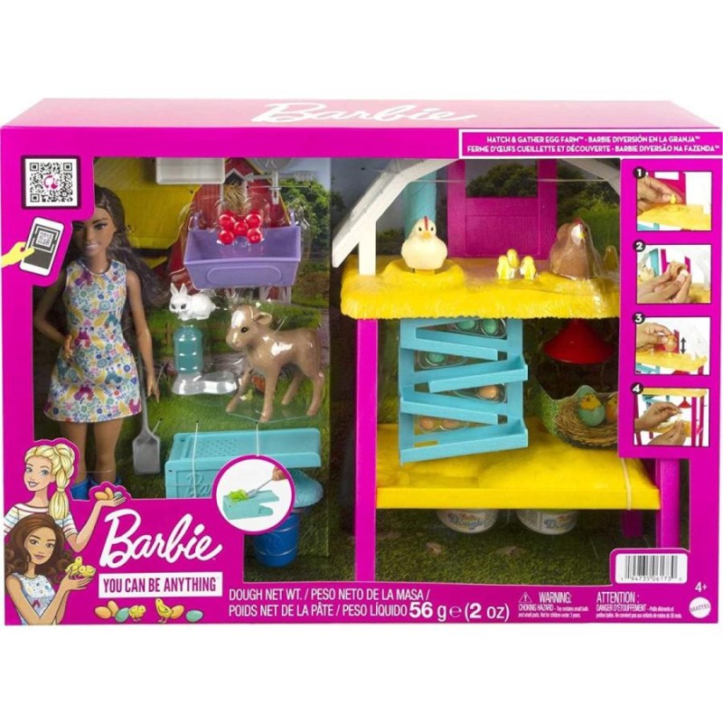 バービー バービー人形 HGY88 Barbie Doll & Playset, Hatch & Gather