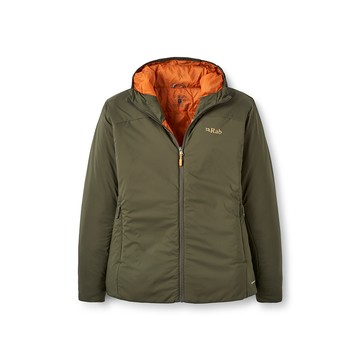 RAB Xenair Alpine Light Jacket 輕量防風透氣化纖連帽外套 女款 軍綠#QIP18