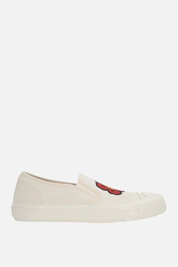 KENZO Kenzoschool canvas slip-on sneakers Man