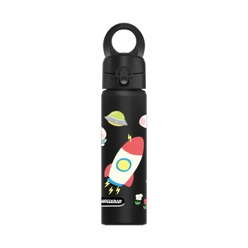 磁吸水壺 AquaStand 不鏽鋼 700cc - 附吸管 黑 - 鹿人 Twodeerman - 王伯伯的小宇宙