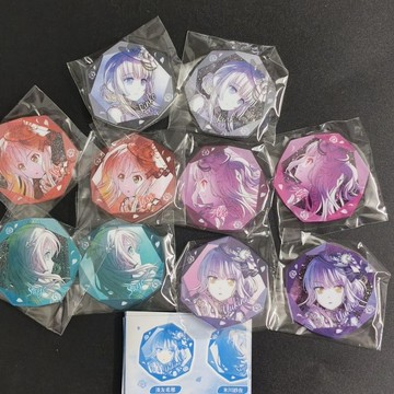 正版日谷 BanG Dream女子樂隊亞克力吧唧徽章 10種