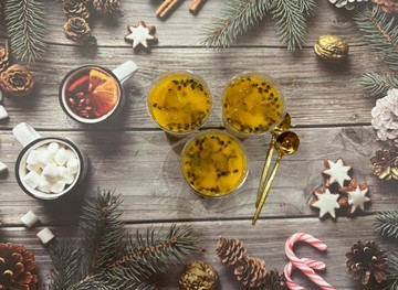 自然熬煮果醬~百香奶酪