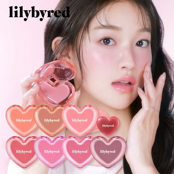 情人禮物 💓【lilybyred】甜心雪酪腮紅+愛心迷你唇膏 1+1 雙心套組