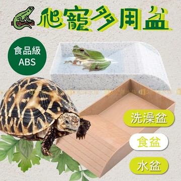 宏洋水族【爬蟲兩棲💦泡澡盆／食盆】烏龜食盆、烏龜泡澡盆、陸龜水盆、角蛙水盆、角蛙食盆、食盆、爬蟲食盆、爬蟲水盆、爬蟲