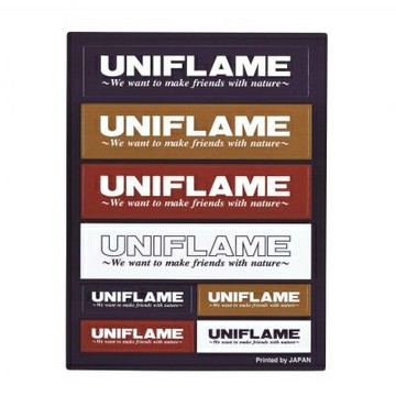 ├登山樂┤日本 UNIFLAME 貼紙套組 # U690109