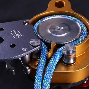 可開統編🟡高空作業止墜款電升緩降器CCR電動升降重物滑輪爬繩機下降