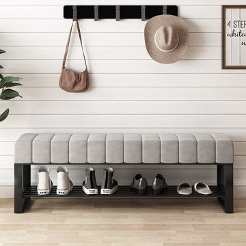 【整裝發貨】簡約換鞋凳門口可坐試衣間多層收納家用玄關穿鞋凳