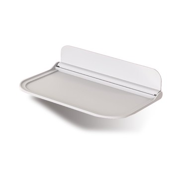 摺疊收納架 Set 2個 尺寸：小號19.9cm*23.7cm 大號29.7cm*17.6cm 材質:PP  白色  1組