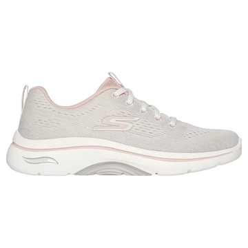 SKECHERS 女款 GO WALK ARCH FIT 2.0 D楦休閒鞋125311NAT  米灰色  25.5cm