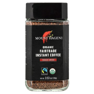 Mount Hagen, 有機公平貿易速溶咖啡，凍乾，3.53 盎司（100 克）