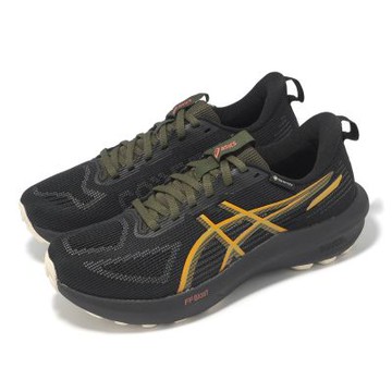 Asics 防水慢跑鞋 GT-1000 14 GTX 女鞋 黑 橘 支撐 運動鞋 亞瑟士 1012B857001