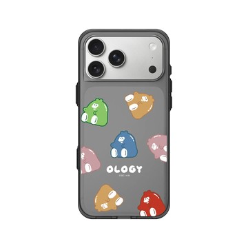 iPhone 17 Pro Max Clear (相機按鈕) 酷墨灰 - 奧樂雞 Ology - 奧樂雞軟糖
