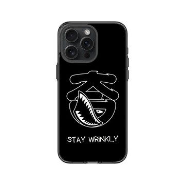 iPhone 15 Pro Max Clear 酷墨灰 - KID - STAY WRINKLY-鯊魚KID款