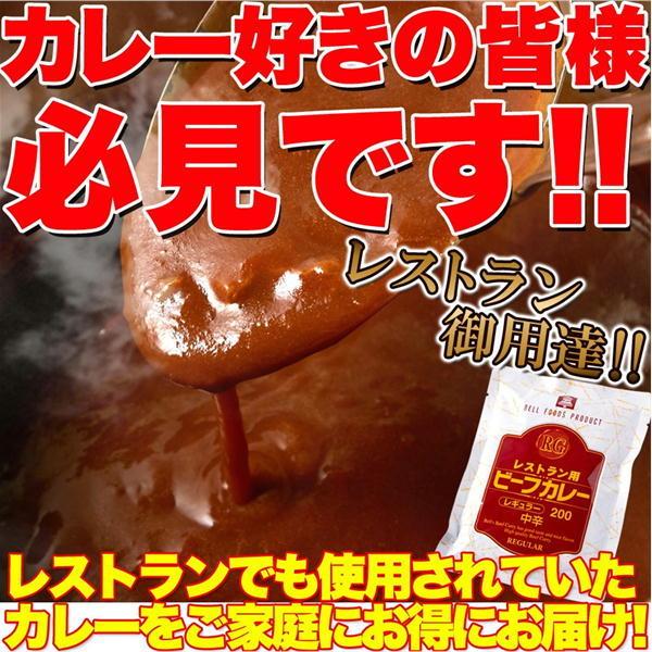 レストラン仕様 ビーフカレー レトルト 中辛 約800g（200g×4食） 飲食店でも使われる本格派カレー