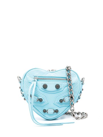 Balenciaga - mini Le Cagole Heart crossbody bag - women - Lamb Skin - One Size - Blue